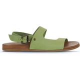 Bueno Shoes Yeşil Nubuk Kadın Düz Sandalet 01WU4244 01WU4244