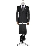 Buenza Klasik Siyah Erkek Takım Elbise - 58 - 6 Drop