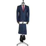 Buenza Salvatini Slim Fit Lacivert Erkek Takım Elbise - 50 - 6 Drop