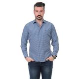 Buenza SY 3160 Lacivert Uzun Kol Erkek Gömlek