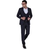 Buenza Tesla Yelekli Slim Fit Takım Elbise-Bordo - 48