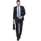 Buenza Torres Slim Fit Mono Tk Yrt Takım Elbise - Siyah - 46 - 6 Drop