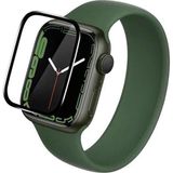 Bufalo Apple Watch 41 mm 3D Kavisli Pmma Nano Şiyah Çerçeve Ekran Koruyucu