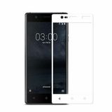 Bufalo Nokia 3 Kavisli 3D Cam Beyaz Ekran Koruyucu