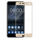 Bufalo Nokia 6 Kavisli 3D Cam Gold Ekran Koruyucu