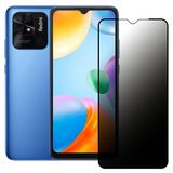 Bufalo Siyah Xiaomi Redmi 10C / Poco C40 Hayalet Privacy Gizli Cam Ekran Koruyucu