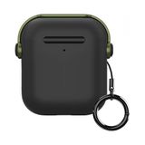 Buff Airpods 2 DJPods Siyah Koyu Yeşil Kılıf