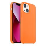 Buff Apple iPhone 13 için Rubber Fit Kılıf, Turuncu