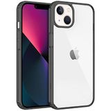 Buff Apple iPhone 13 Mini Air için Hybrid Kılıf, Siyah