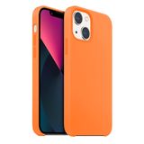 Buff Apple iPhone 13 Mini Rubber Fit Kılıf, Turuncu