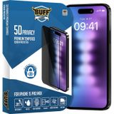 Buff Apple iPhone 15 Pro Uyumlu Max 5d Privacy Ekran Koruyucu