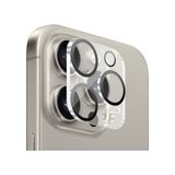 Buff Apple Uyumlu iPhone 15 Pro Max / 15 Pro Kamera Lens Koruyucu -