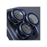 Buff Apple Uyumlu iPhone 15 Pro Max / 15 Pro Titanyum Lens Koruyucu Mavi