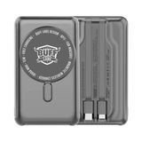 Buff BP11 10000 mAh Magsafe Dijital Ekranlı Gri Powerbank