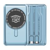 Buff BP11 Magsafe Dahili Kablolu 10.000 mAh Açık Mavi Powerbank