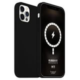Buff iPhone 12 Pro Max MagSafe Uyumlu Rubber Fit Kılıf Black