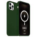 Buff iPhone 12 Pro Max MagSafe Uyumlu Rubber Fit Kılıf Dark Green