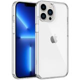 Buff iPhone 13 Pro ile Uyumlu Air Hybrid Darbe Emici TPU + PC Şeffaf Kılıf (Crystal Clear)