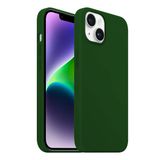 Buff iPhone 14 Plus Rubber Fit Kılıf Dark Green