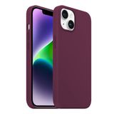 Buff iPhone 14 Plus Rubber Fit Kılıf Plum
