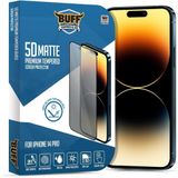 Buff iPhone 14 Pro 5D Matte Şeffaf Ekran Koruyucu