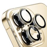 Buff iPhone 14 Pro Max / 14 Pro Gold Kamera Metal Lens Koruyucu