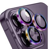 Buff iPhone 14 Pro Max / 14 Pro Kamera Metal Lens Koruyucu Gökkuşağı