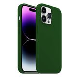 Buff iPhone 14 Pro Max Rubber Fit Kılıf Dark Green