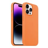 Buff iPhone 14 Pro Max Rubber Fit Kılıf Light Orange