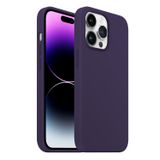 Buff İphone 14 Pro Max Rubber Fit Koyu Mor Kılıf