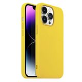 Buff iPhone 14 Pro Max Rubber S Kılıf Sarı