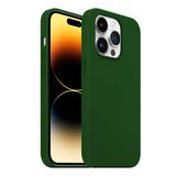 Buff iPhone 14 Pro Rubber Fit Kılıf Dark Green