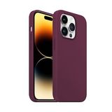 Buff iPhone 14 Pro Rubber Fit Kılıf Plum