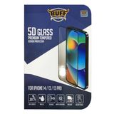 Buff iPhone 14/13/13 Pro 5D Glass Şeffaf Ekran Koruyucu