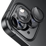 Buff iPhone 15 / 15 Plus Black Kamera Metal Siyah Lens Koruyucu
