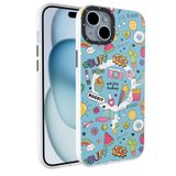 Buff iPhone 15 Mag Kit Mavi Junior Desenli Kılıf