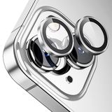 Buff iPhone 15 - Plus Gümüş Metal Lens Koruyucusu