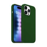 Buff iPhone 15 Pro Max Koyu Yeşil Rubber Fit Kılıf