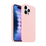 Buff iPhone 15 Pro Max Pembe Rubber Fit Kılıf