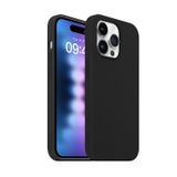 Buff iPhone 15 Pro Max Siyah Rubber Fit Kılıf