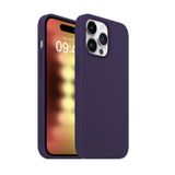 Buff İphone 15 Pro Rubber Fit Mor Kılıf