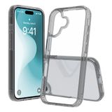 Buff iPhone 16 Air Hybrid Duman Siyahı Şeffaf Kılıf