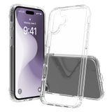 Buff iPhone 16 Plus Air Hybrid Kristal Şeffaf Şeffaf Kılıf