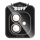 Buff iPhone 16 Plus / iPhone 16 V2 Gri Metal Kamera Lens Koruyucu