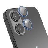 Buff iPhone 16 Plus / iPhone 16 V2 Mavi Metal Kamera Lens Koruyucu