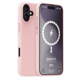 Buff iPhone 16 Plus Magsafe Rubber Fit Açık Pembe Silikon Kılıf