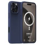 Buff iPhone 16 Pro Max MagSafe Rubber Fit Silikon Fırtına Mavisi Kılıf