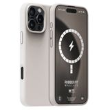 Buff iPhone 16 Pro Max MagSafe Rubber Fit Silikon Taş Grisi Kılıf