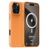 Buff iPhone 16 Pro Max MagSafe Rubber Fit Silikon Turuncu Sorbe Kılıf