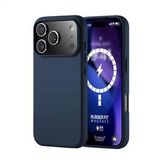 Buff iPhone 17 Pro Magsafe Rubber Fit Silikon Kılıf - Koyu Mavi